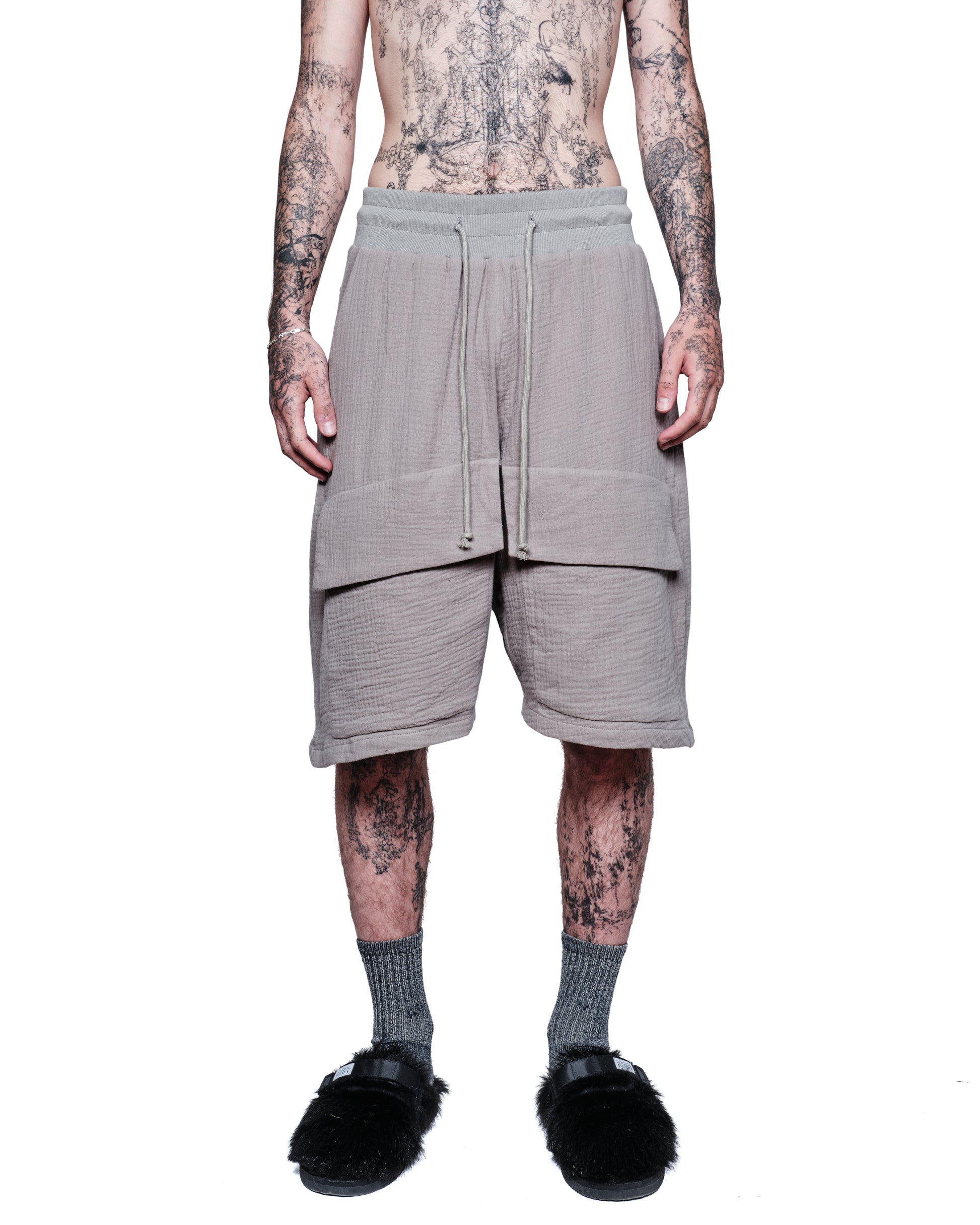 Cold Slate Gauze Short