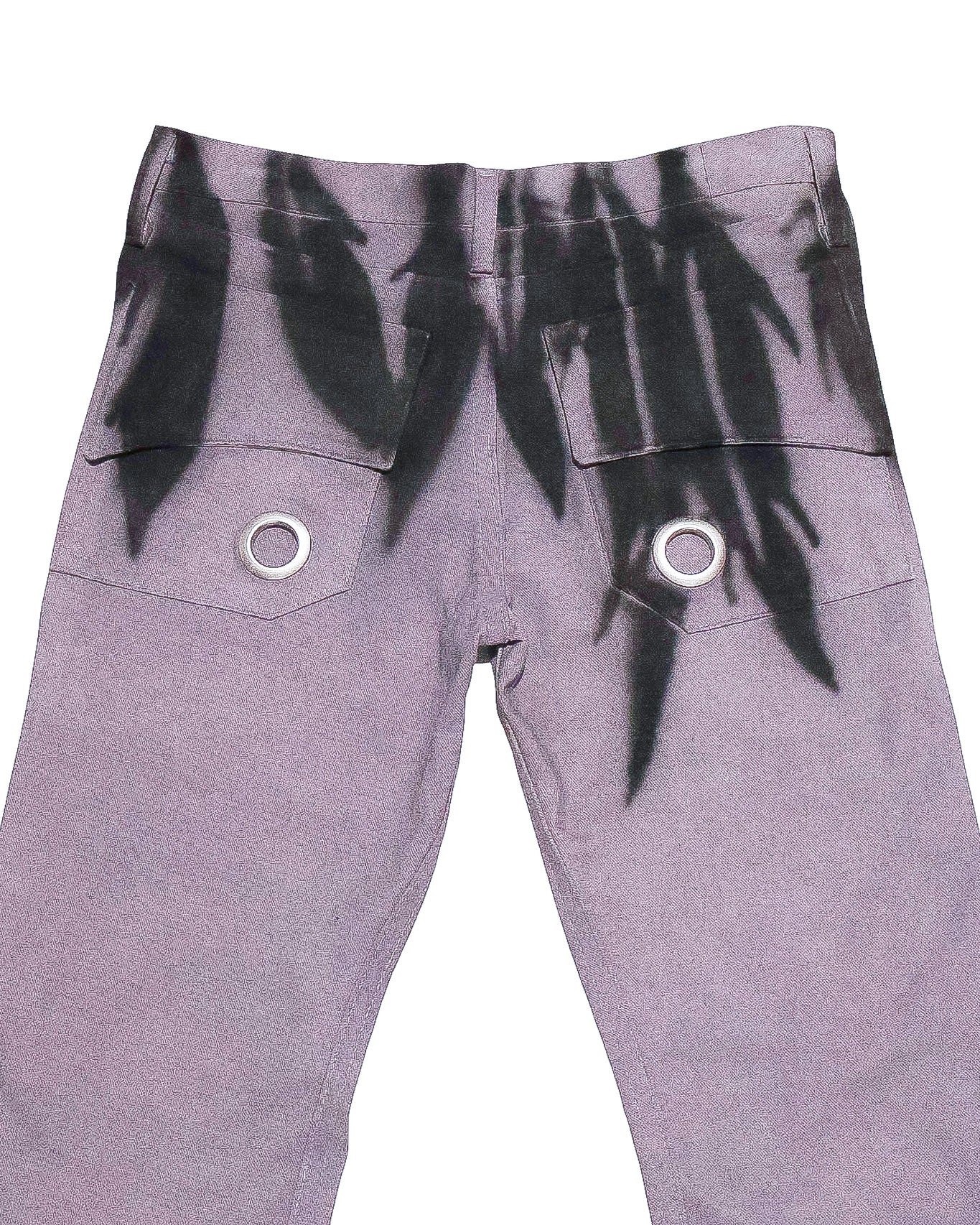 Feather Belt Flared Denim